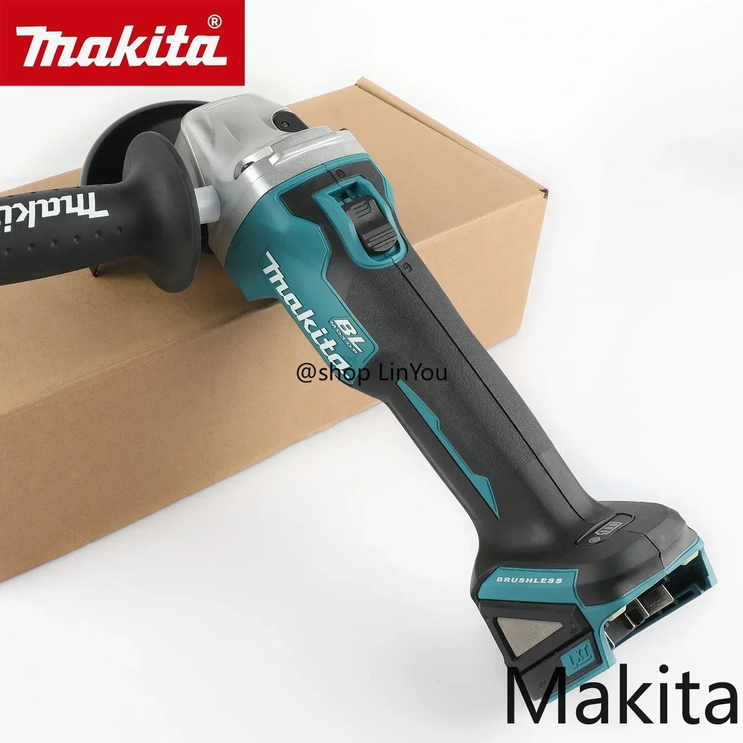 Makita DGA504 18V 125mm Brushless Lithium Battery Angle Grinder Rechargeable Cutting Machine Multi-functional All-in-one B