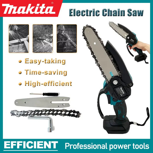 Makita 18V DLJ 6 Inch Chain Saw Electric Saw Handheld Portable Wood Logging Chainsaw Garden Pruning Wood Power Tool for 18V Battery