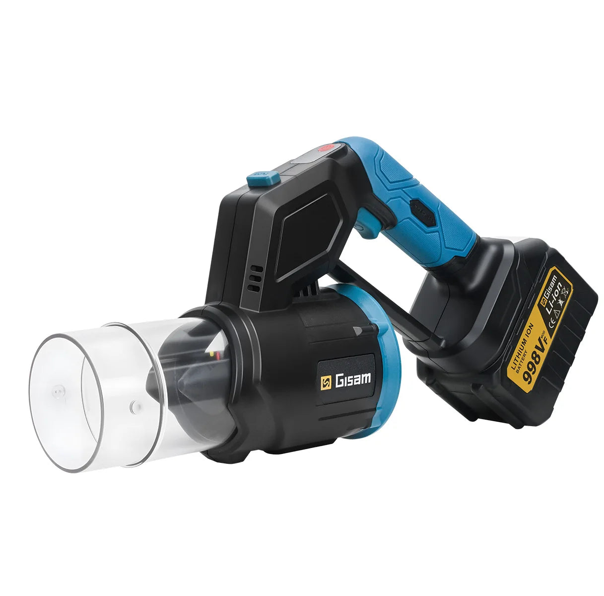 Makita Compatible 18V Gisam 35000RPM Brushless Electric Air Blower 2in1 Turbo Blower Fan Leaf Dust Snow Blowing Clean Tool For Makita 18V Battery Pin