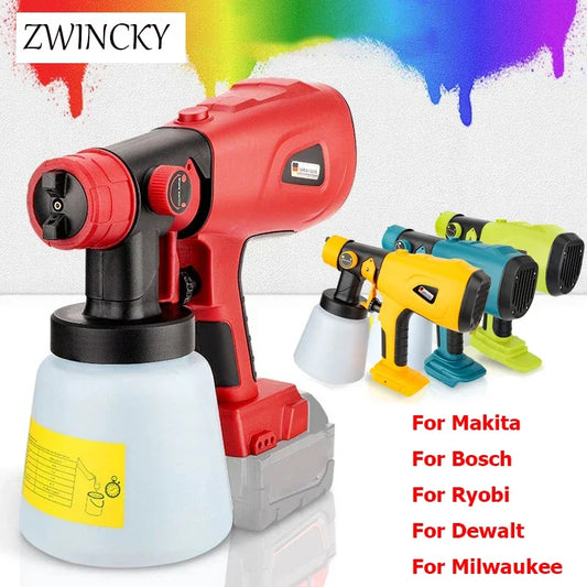 Paint/Water Spray Gun 18v tool only compatable with&nbsp; Makita/Bosch/Dewalt/Milwaukee/Ryobi 18V 20V Lithium Batteries
