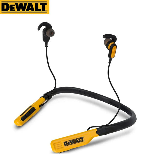 DEWALT Wireless Bluetooth Headphones Neckband Earphones with 15H Playtime
