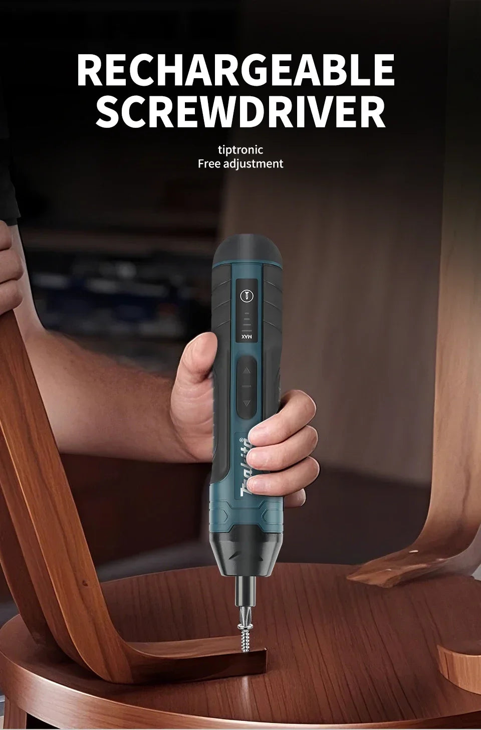 Makita 1300mah Cordless Electric Screwdriver Kit