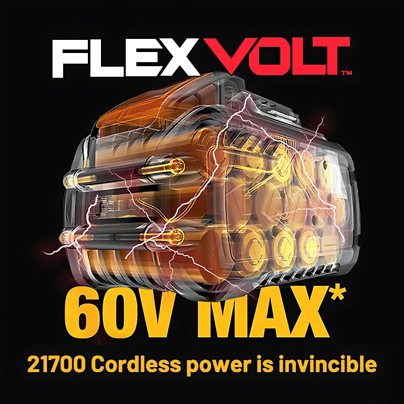 DeWalt original 12Ah 18V/20V-60V Flex Volt battery - 1Pk, 2Pk, 3Pk, 4Pk and Charger options