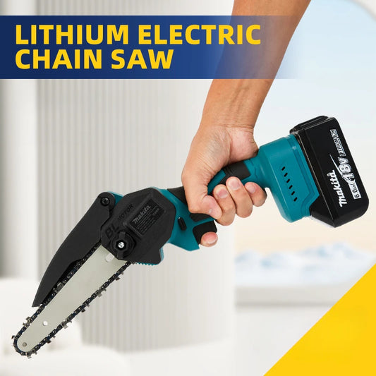 Makita 18V 4" Mini Chainsaw 4-inch Electric Saw Handheld Portable Wood Logging Chainsaw Garden Pruning Wood Power Tool for 18V Battery