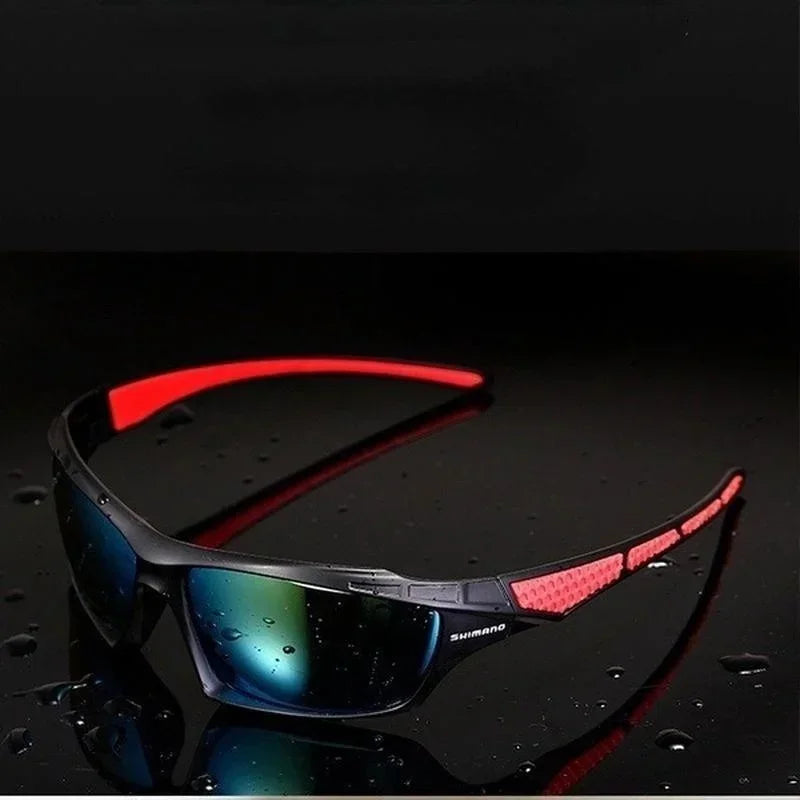 Shimano JV Men and Women Fishing Glasses, Outdoor Sports Sunglasses, Mountain and Road Cycling Glasses