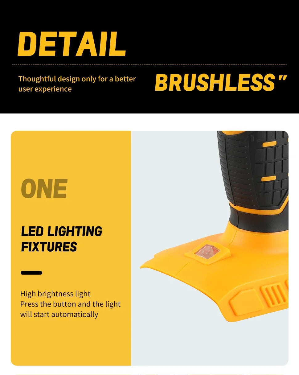 Dewalt 18V 20V MAX DCE530 Cordless Heat Gun with 6.0Ah battery, Charger and 5x attachments