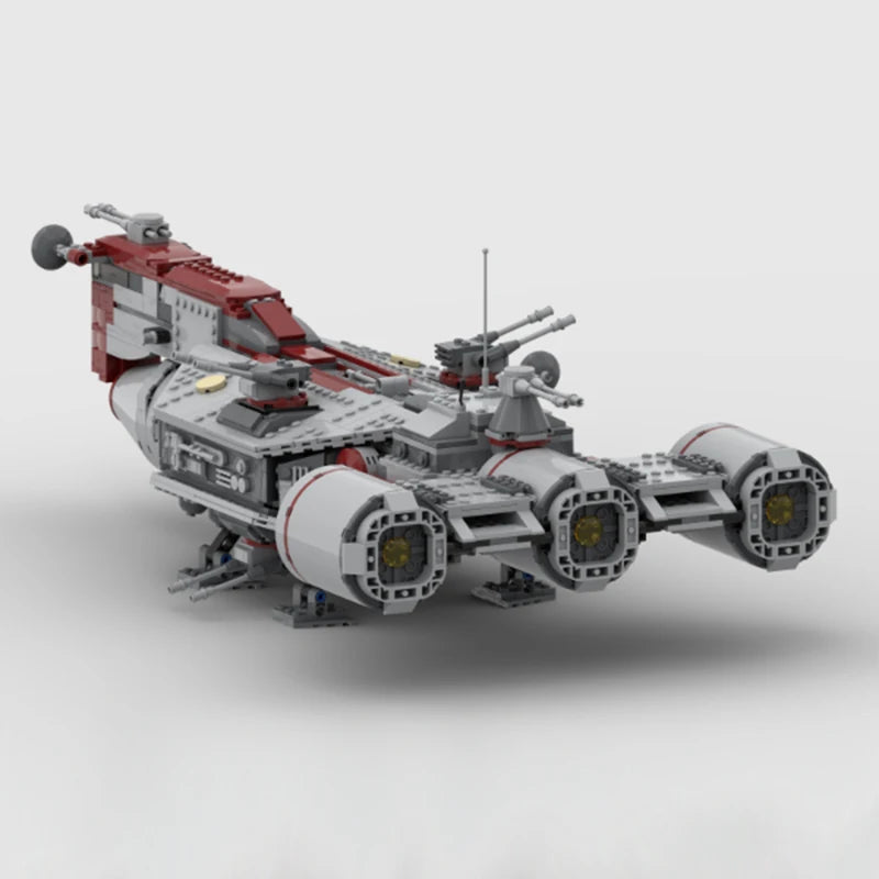 Star Wars JV 1755PCS star battle Movie Series MOC UCS C70 Frigate Model DIY creative ideas Child Toy Assembly Puzzle Birthday Gift MOC-7964