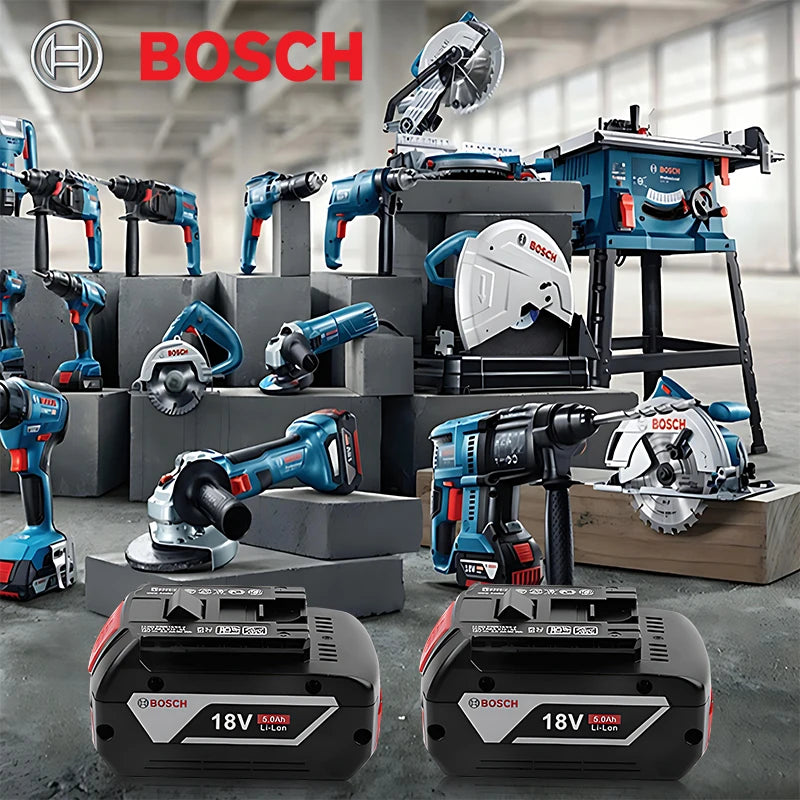BOSCH 18V 5.0AH professional lithium battery Bosch BAT609 BAT609G BAT618 BAT618G electric tool battery rechargeable