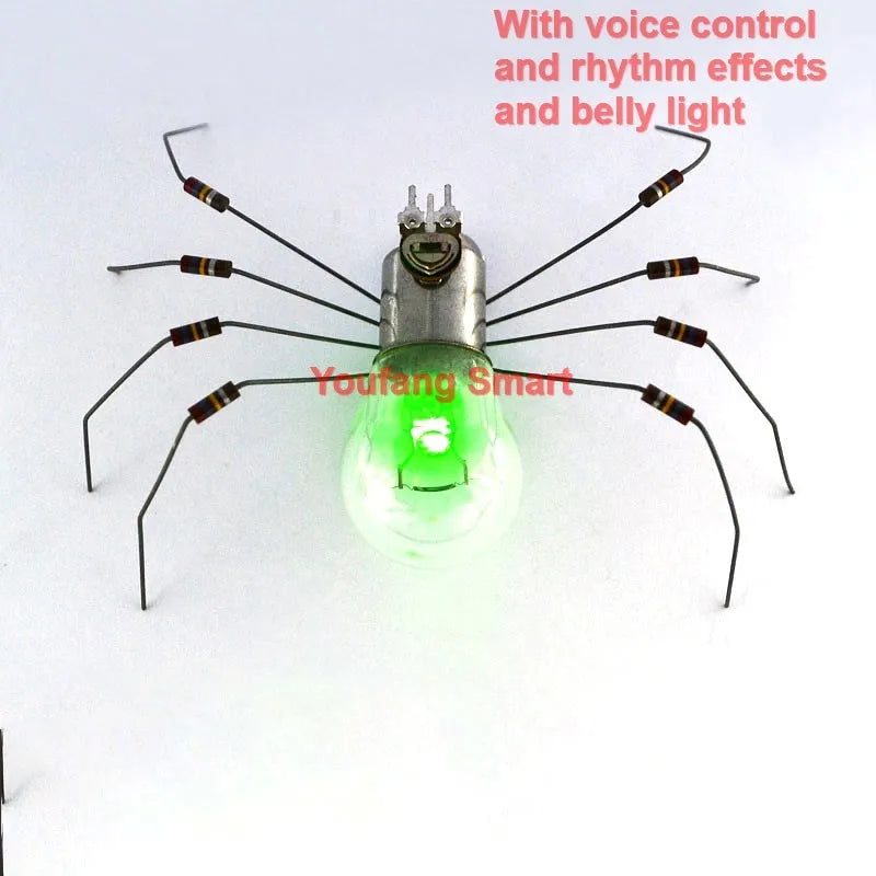 Robot JV STEAM DIY Robotic Insects Science Invention Electronic Animal for School Competition Non-soldered DIY Kit Stem Toys Robot Animal