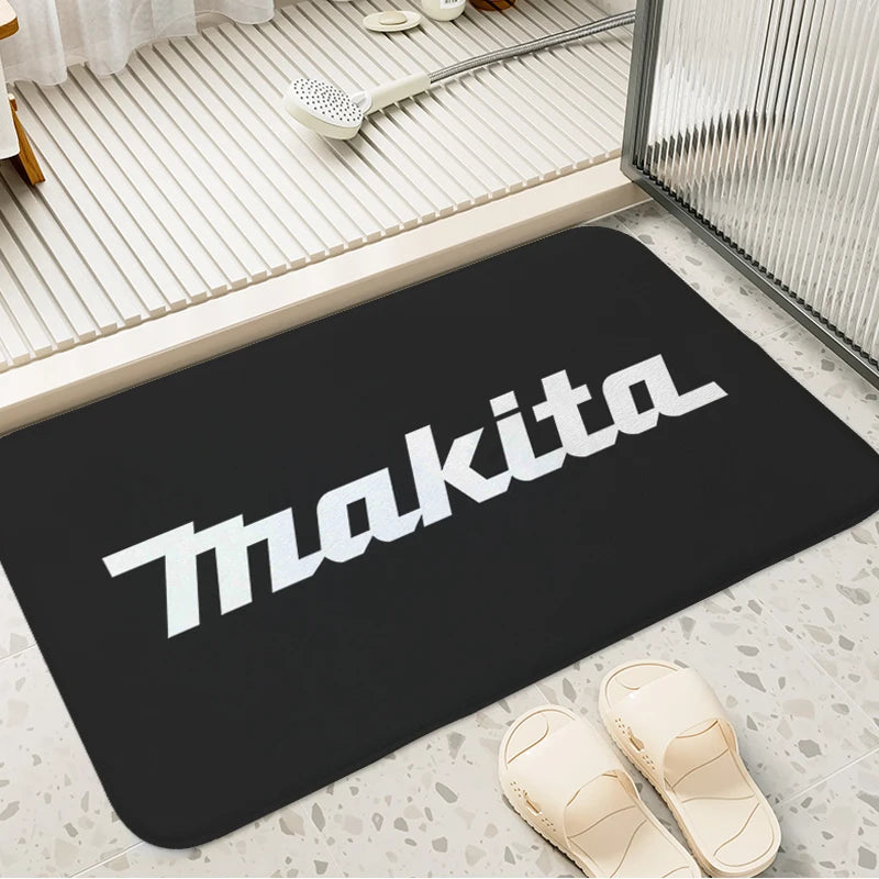 Makita JV Bathroom Foot Mat Non-slip T-Makitas Entrance Door Doormat Slip-resistant Balcony Bedroom Rug Kitchen Hallway Corridor Carpet