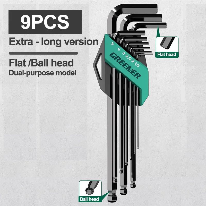 Greener 9-Piece Hex Key Set