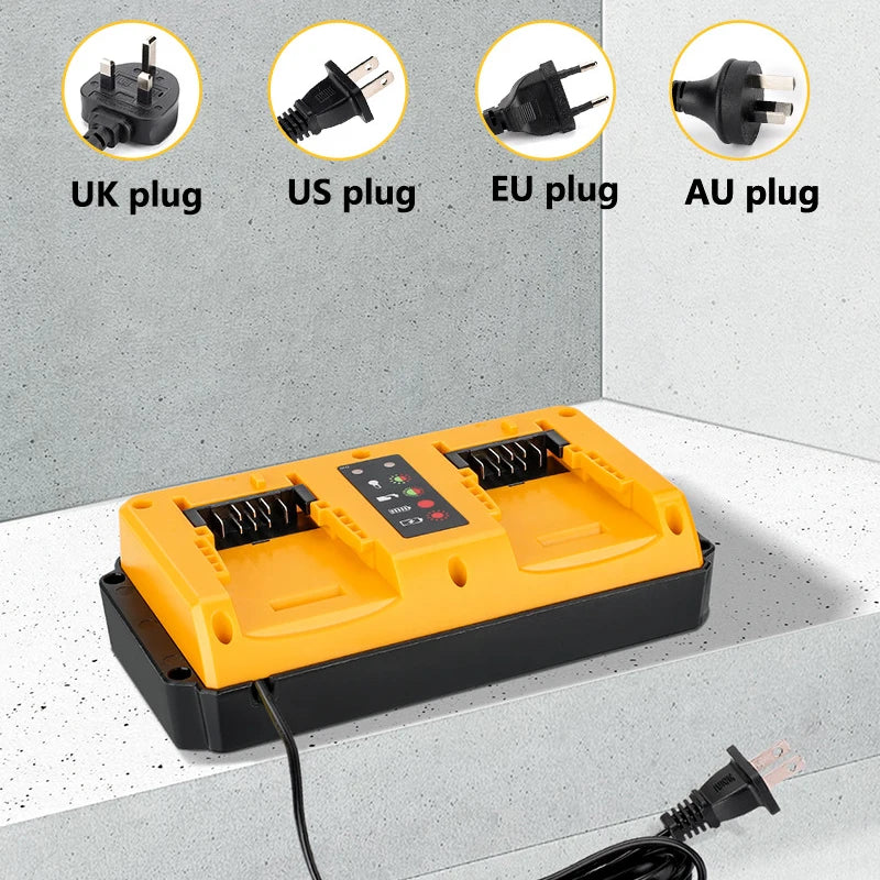 DeWalt compatible Dual Ports Charger 18V-20V