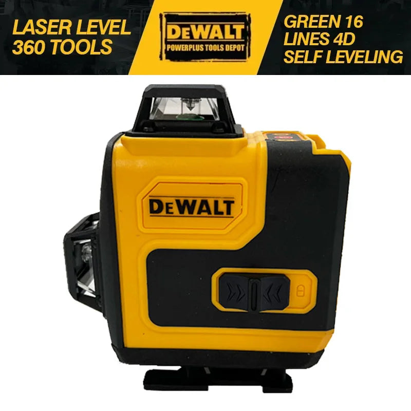 Dewalt 18V 20V Max Laser Level 360 Green 16 Lines 4D Self Leveling 360 Horizontal Vertical Super Powerful Beam construction Tools Original