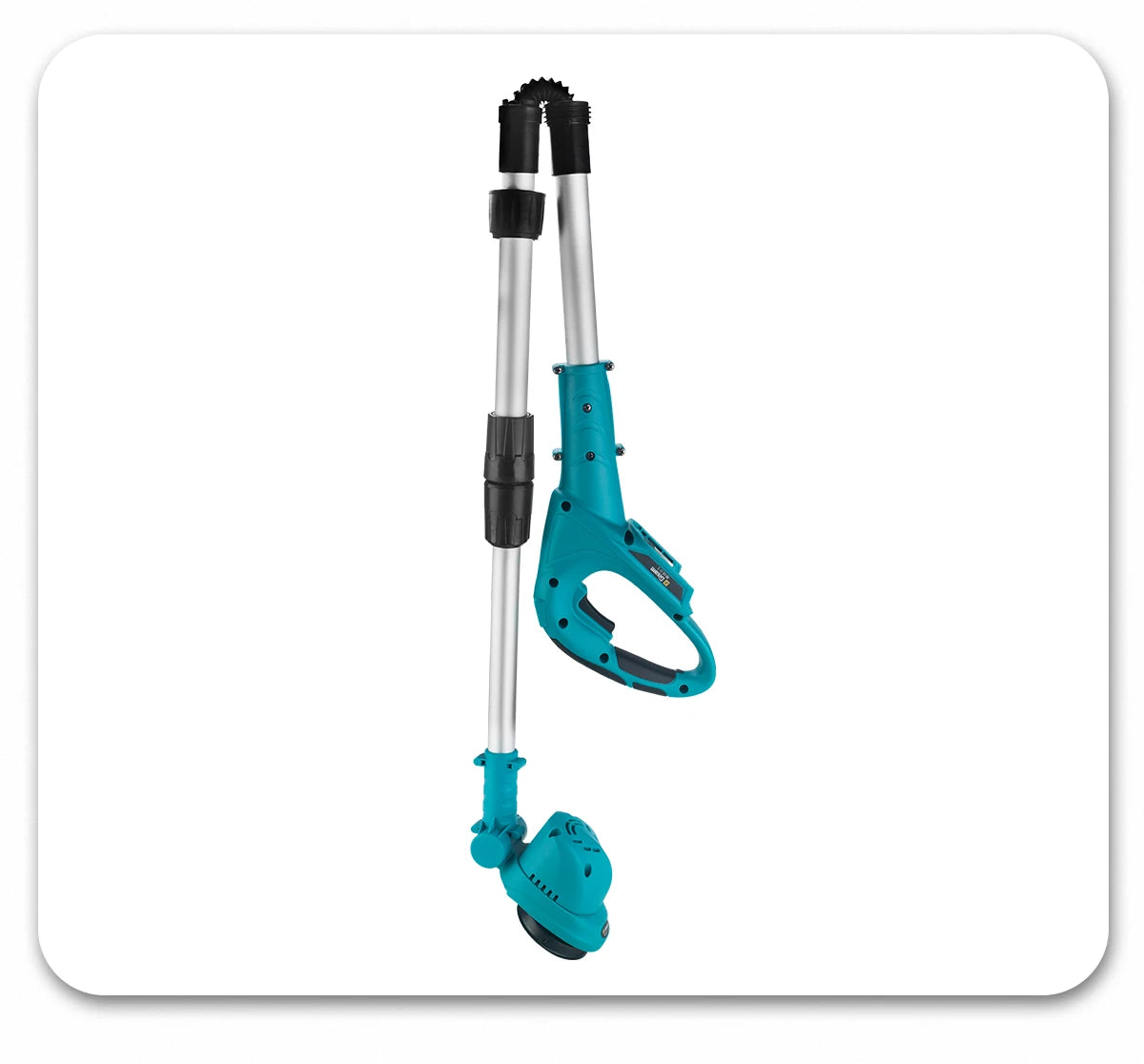 Makita Compatible 18V Gisam 10Inch Brushless Electric Lawn Mower 36000RPM Grass Trimmer Length Adjustable Garden Power Tool For Makita 18V Battery Pin