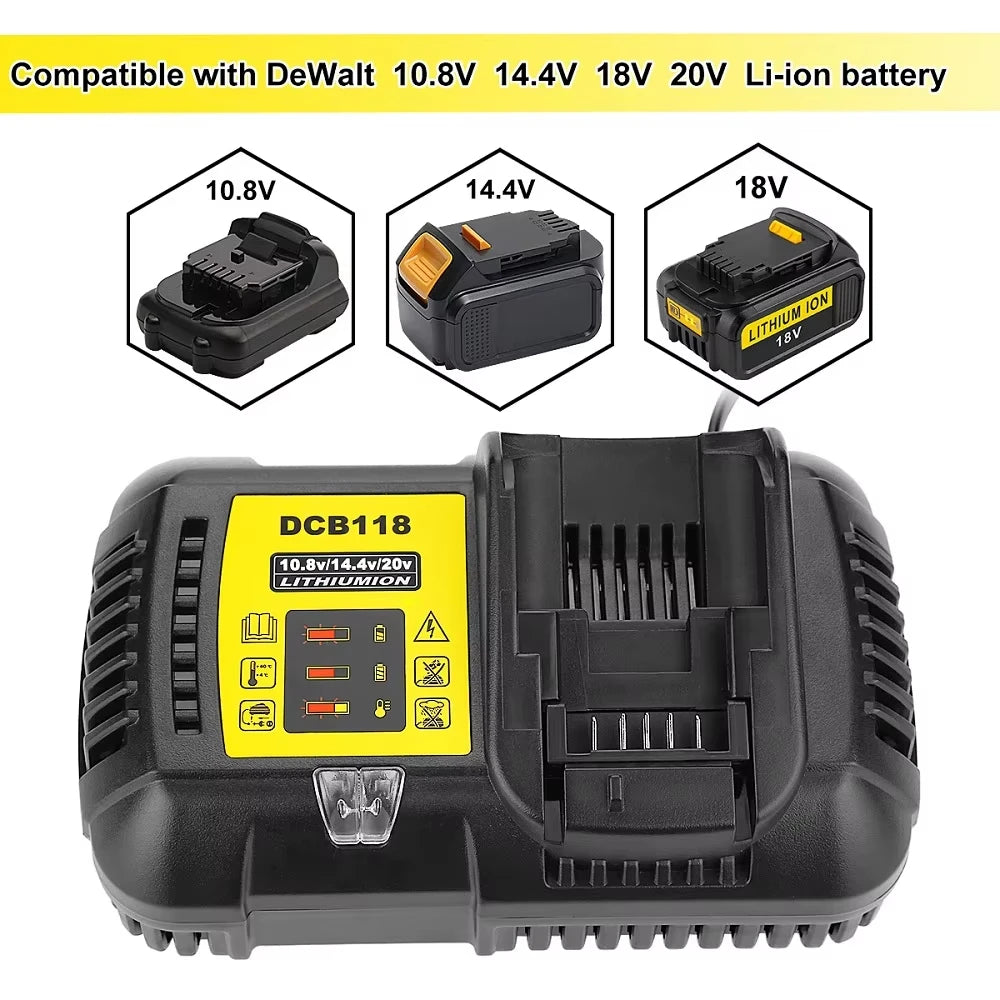 DeWalt Compatible DCB112 18V battery charger- single port