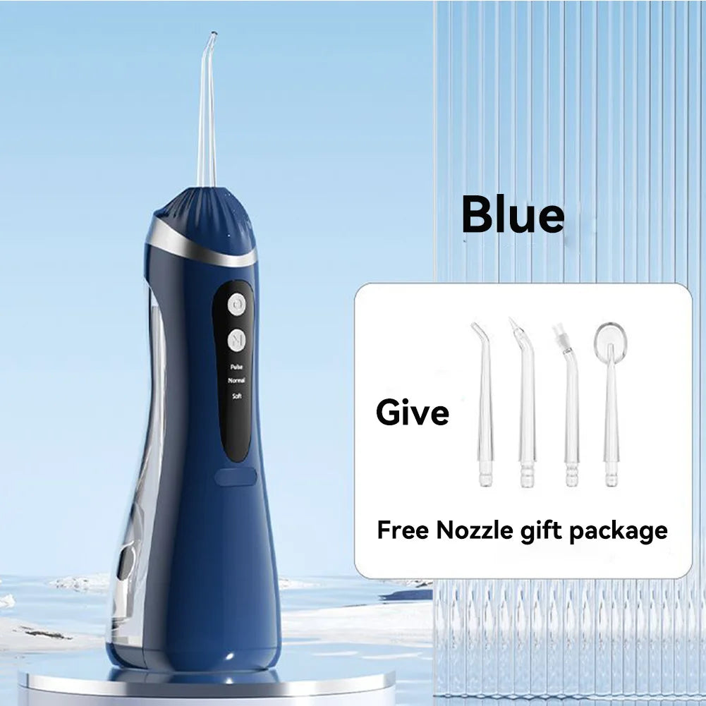 Oral Irrigator 3 JV Cleaning Modes Portable Rechargeable Waterproof  IP65 Dental Water FlosserTeeth Whitening Jet Floss 200ML