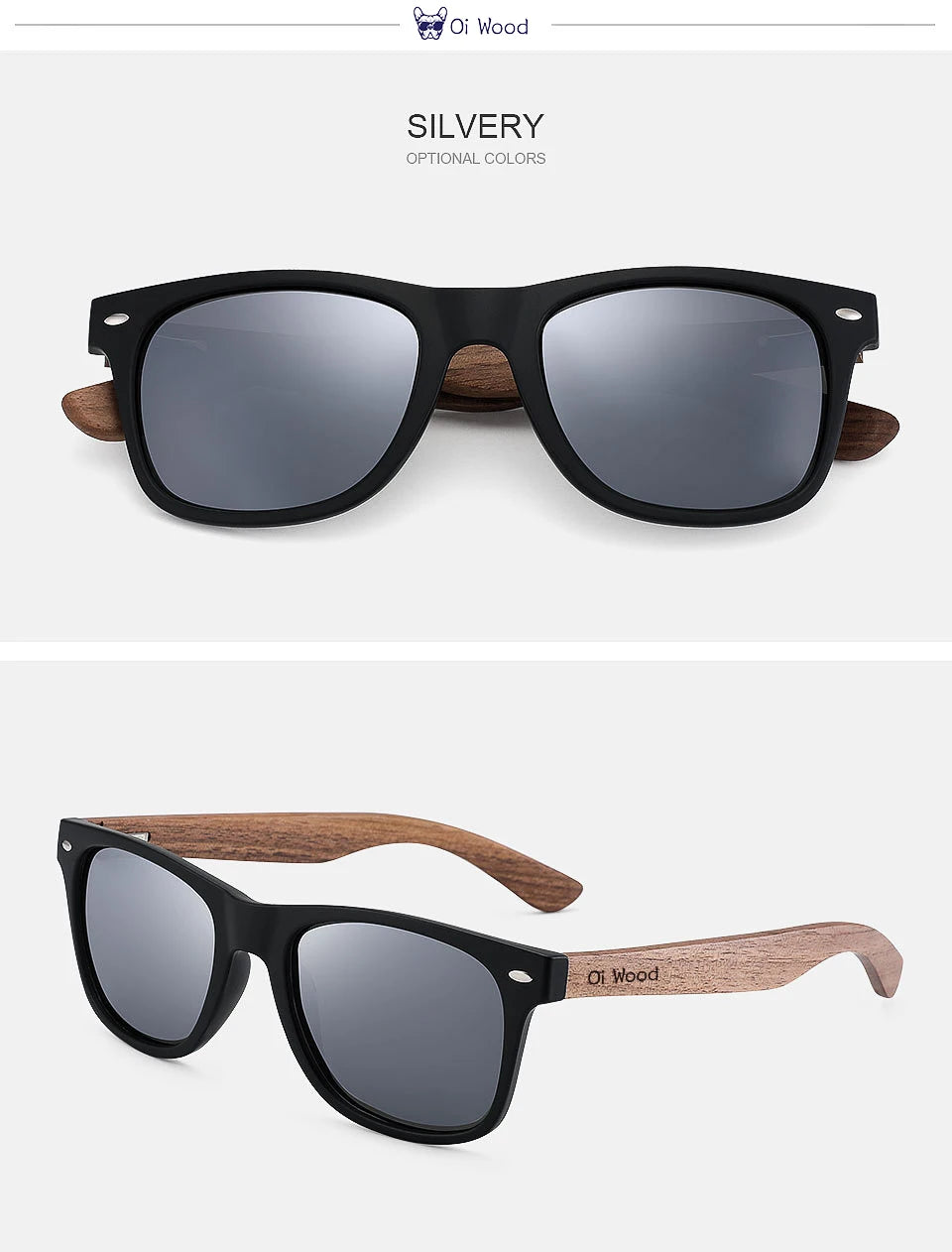 Oi Wood JV Brand Natural Wooden Sunglasses Men Polarized Fashion Sun Glasses Original Wood Oculos De Sol Masculino New TR90 Frames