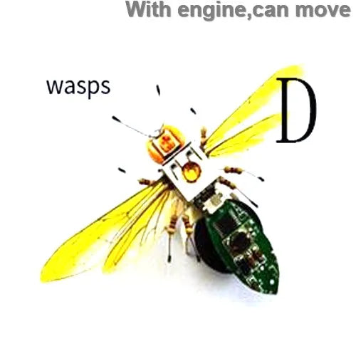 Robot JV STEAM DIY Robotic Insects Science Invention Electronic Animal for School Competition Non-soldered DIY Kit Stem Toys Robot Animal