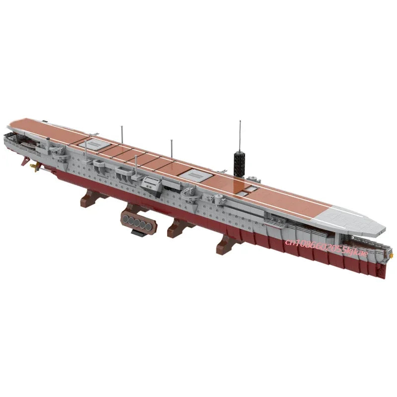 Zuiho JV 3626PCS WW2 Military MOC Zuiho light aircraft carrier warship Model DIY creative ideas high-tech Child Toy Assembly Puzzle Gift