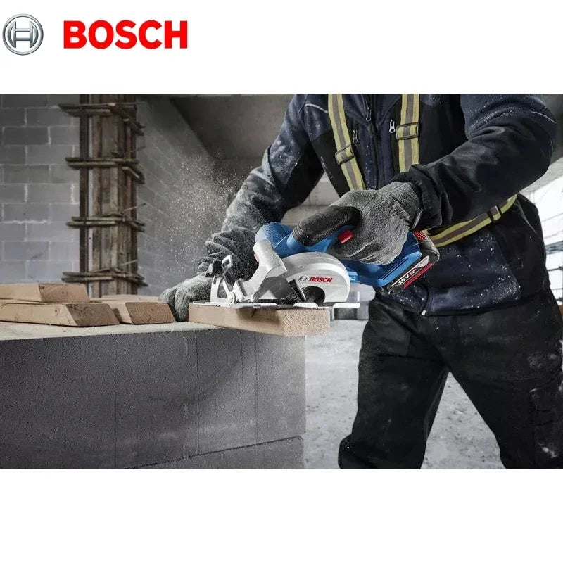 BOSCH Electric Circular Saw 18V Brushless Cordless 125mm Multi-Angle Carpentry Cutting Machine Bosch Power Tools GKS 18V-44