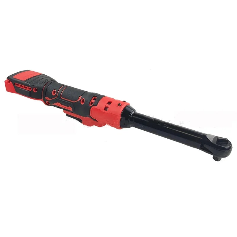 DeWalt Makita Milwaukee Compatible 18V 20V Max JV 3/8" Extended Cordless Ratchet Wrench , Electric Power Ratchet with LED Light For Makita/Dewalt/Milwaukee 18V Li-ion Battery