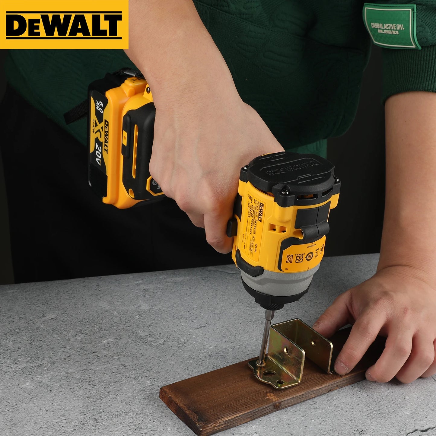 Dewalt 18V 20V Max 850 Driver Impact Drive TBW Electric Drive 20V Lithium Battery Brushless Electric Multi-Function Screwdriver High Torque Tool