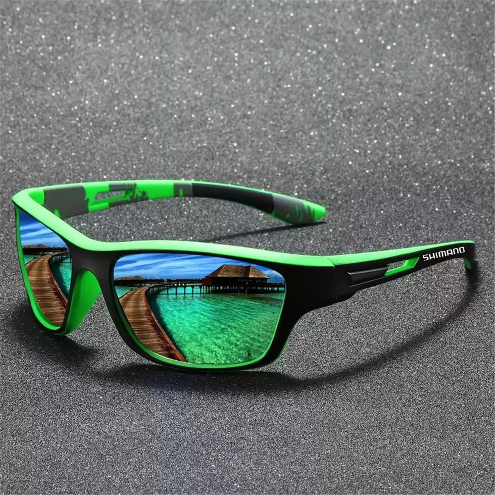 Shimano Unisex Polarized Sunglasses UV400 Outdoor Sports Protective Fashion Sunglasses for Hunting Fishing Driving And Cycling