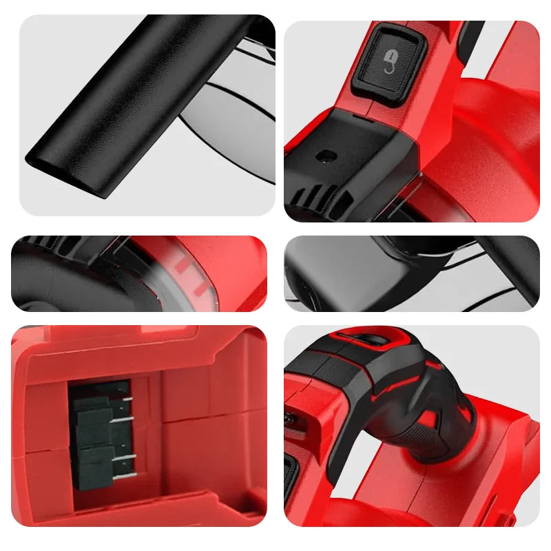 Milwaukee 18V LED Cordless Electric Vacuum Cleaner Portable Household Industrial Construction Cleaning Tool For Milwaukee Battery
