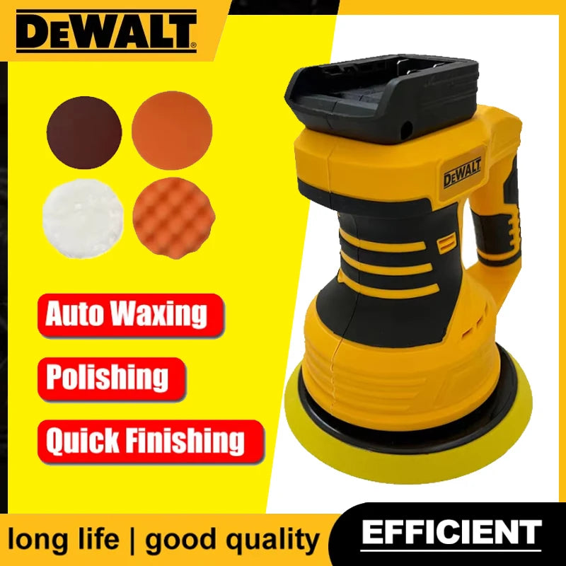 DEWALT 18V 20V Max 8 Gears Cordless Polisher Rechargeable Car Buffer Polisher Machine Electric Rotary Tool For 18V Battery