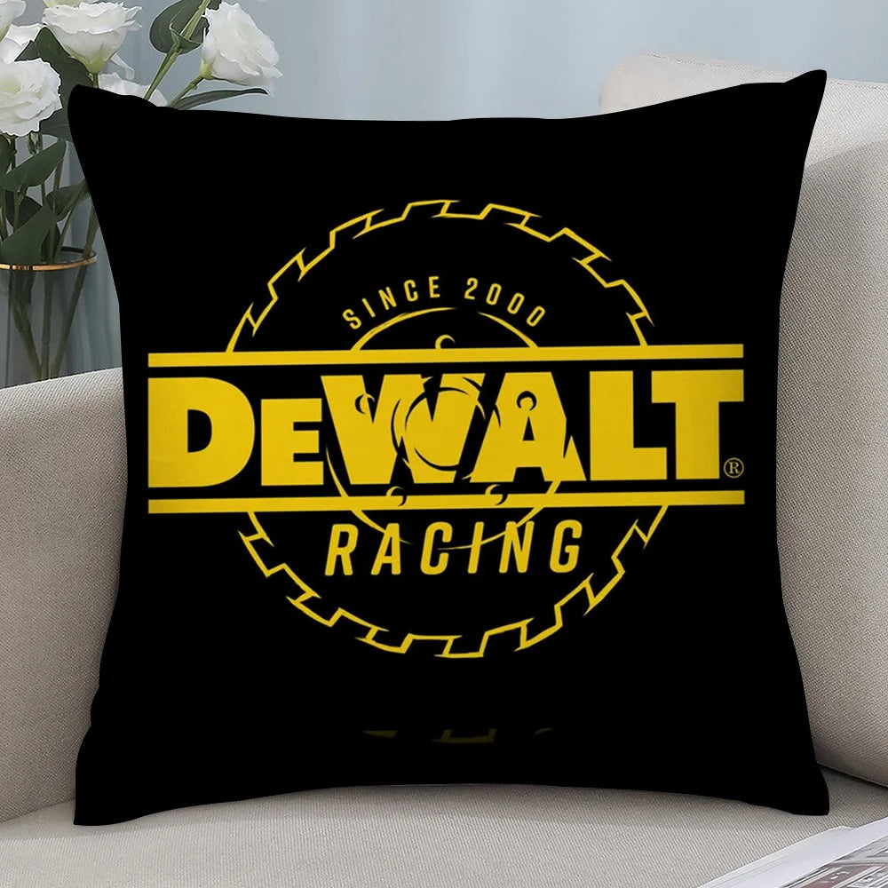 DeWalt Pillow Case Short Plush Sofa Decorative Gift Home Double-sided Printing Cushion