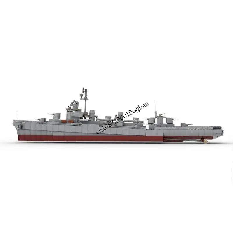 Fletcher-Class Destroyer JV NEW 1595PCS WW2 Military MOC1:200 scale Fletcher-Class Destroyer Model DIY creative ideas warship ChildToy Assembly Puzzle Gift