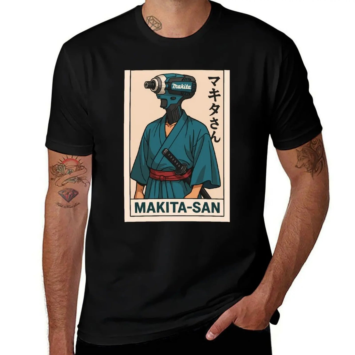 Makita-san (Original) T-Shirt man t shirt designer t shirts designer T-Shirt