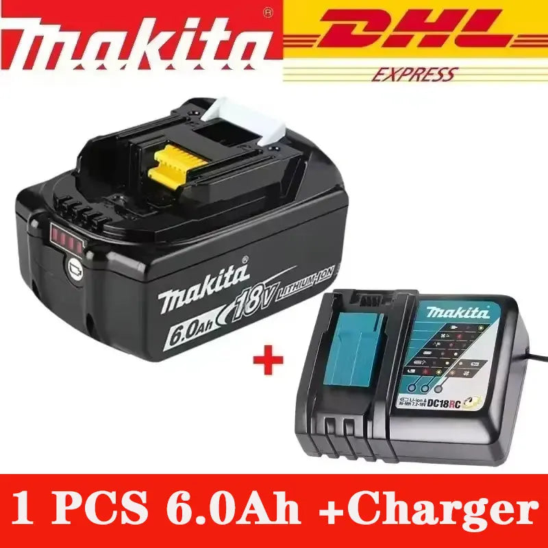 Makita Original 18V 5.0ah, 6.0ah and 9.0ah battery and charger Combo