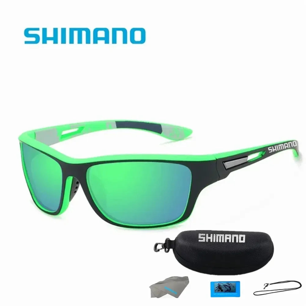 Shimano Unisex Polarized Sunglasses UV400 Outdoor Sports Protective Fashion Sunglasses for Hunting Fishing Driving And Cycling