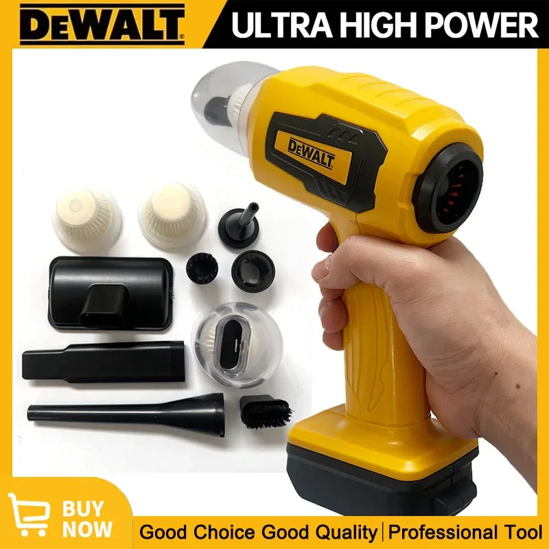DEWALT 18V 20V Max Strong Suction Mini Electric Vacuum Cleaner Wireless Handheld Home Cleaner Blower With 7 Nozzeles for 20V 18V Battery