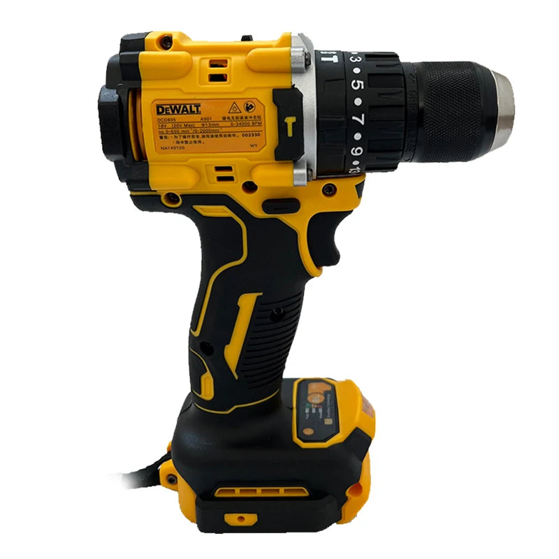 DEWALT 18V 20V Max DCD805 Brushless Impact Drill Cordless Electric Screwdriver Multi-Function Hand Drill 20V Power Tools