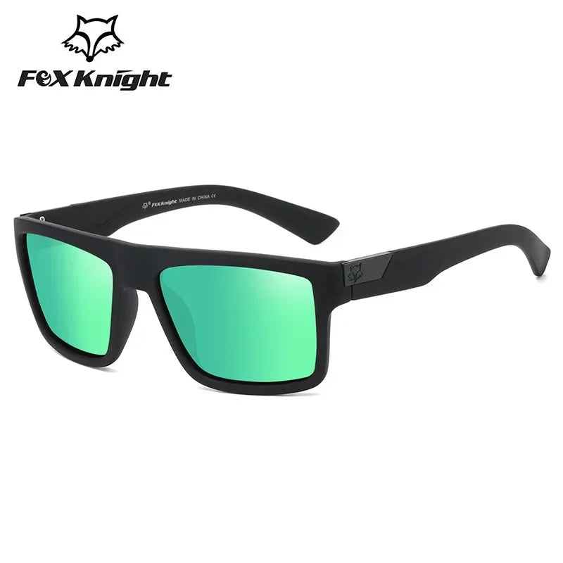 Fox New JV Knight Brand Square Sunglasses Women Men High Quality Glasses Outdoor Riding Fishing Sun Glasses Retro Shades Uv400