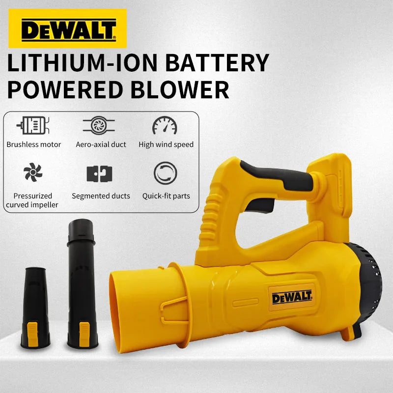 DEWALT 18V 20V Max 38000RPM Cordless Air Blower Brushless Handheld Leaf jet Turbo Blower Power Tool For DEWALT 20V Battery