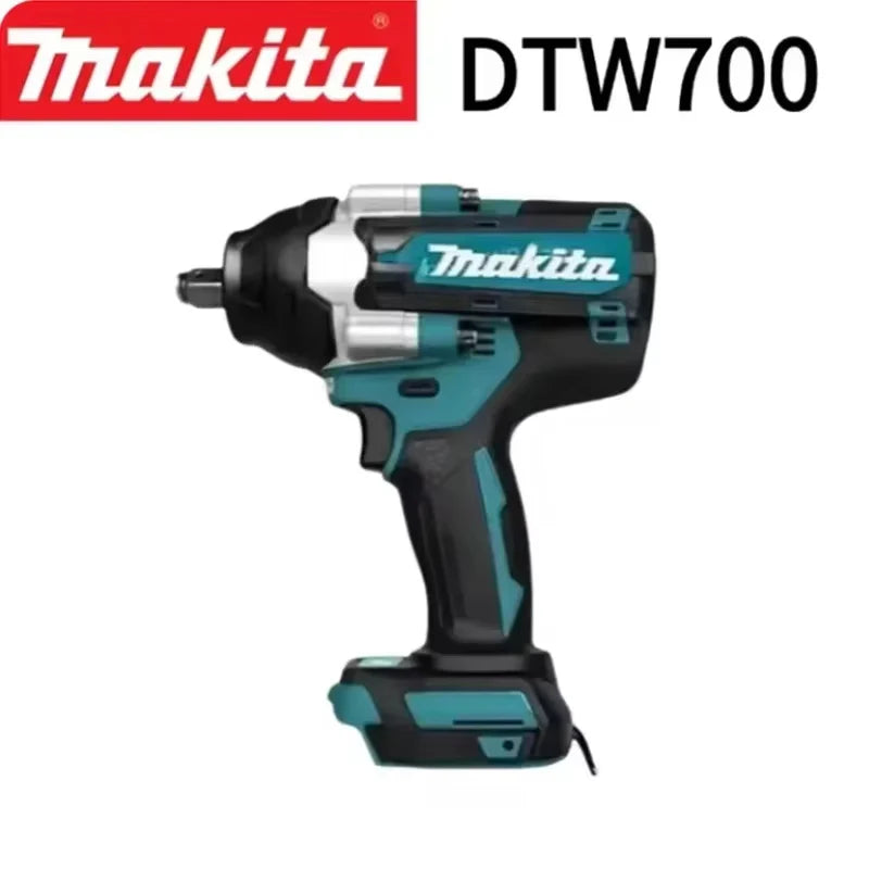 Makita Electric Wrench DTW700 Brushless Multi functional Rechargeable 18V Lithium Battery Auto Repair High Torque Impact Wrench