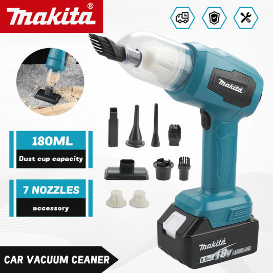 Makita 18V Handheld Mini Vacuum With 9 Nozzles