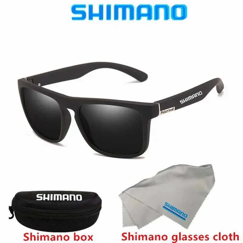 SHIMANO JV Polarized UV400 Protective Sunglasses for Men and Women Outdoor Sports Hunting Fishing Cycling Driving Fashion