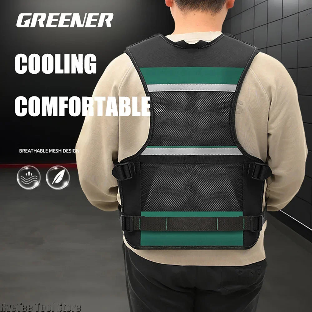 Greener Tool Vest – Lightweight, Breathable, and Built for the Job