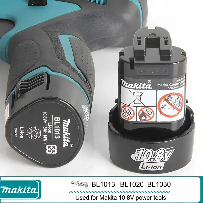 Makita original 10.8V BL1013 BL1020 BL1030 Makita battery ，3.0Ah makita rechargeable replacement battery，TD090D LCT203W Power battery