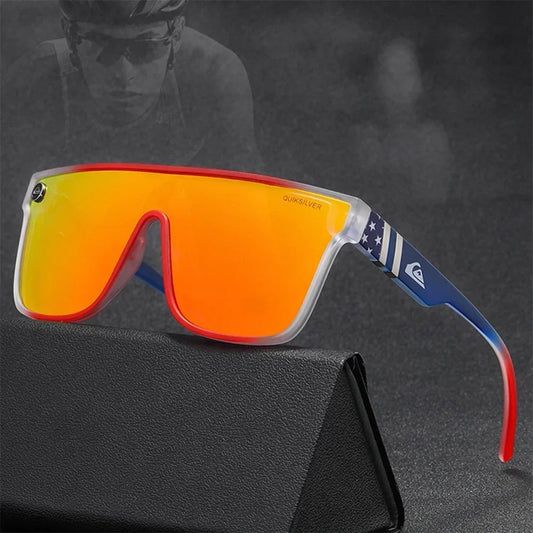Quicksilver JV Sunglasses Men Women Outdoor Large Frame Oversized Sports Goggle Wholesale Beach Sun Glasses Colorful Uv400