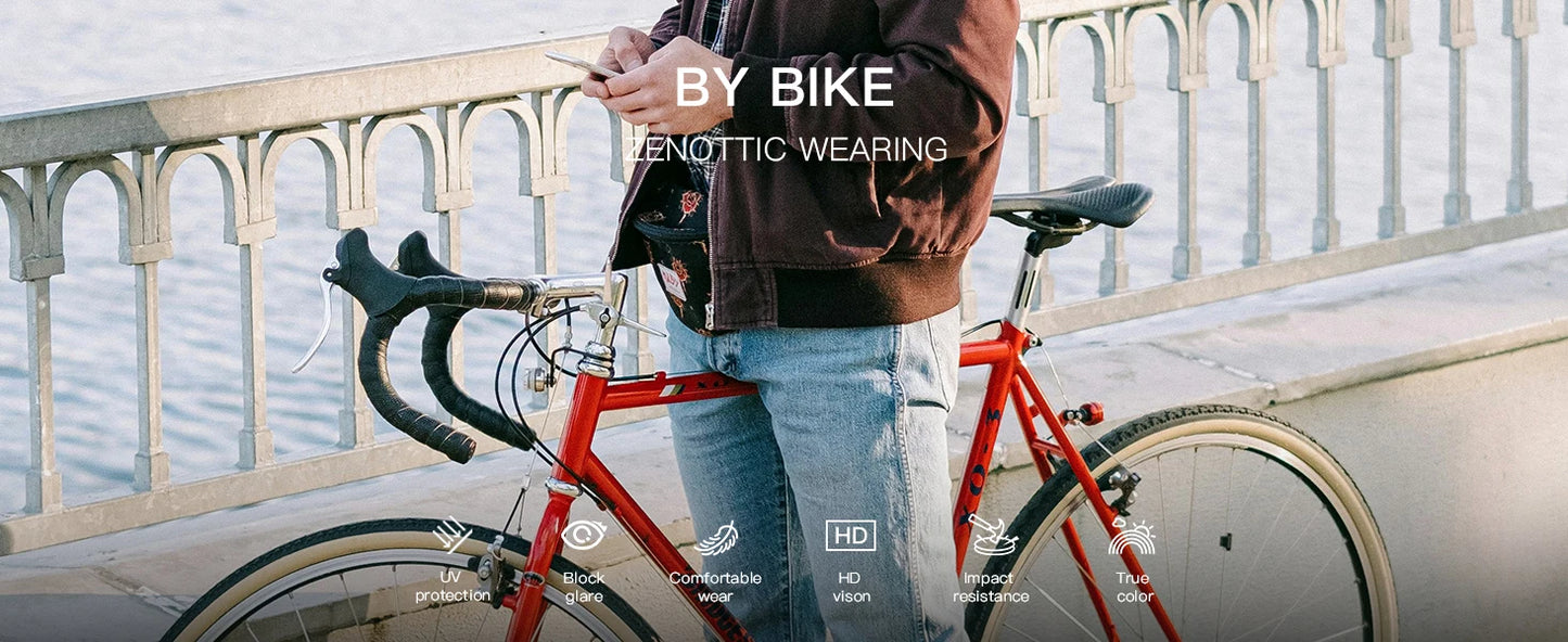 ZENOTTIC JV Retro Square Polarized Sunglasses Fashion Shade Women Men Ultra light TR90 Frame UV400 Protection Classics Sun Glasses