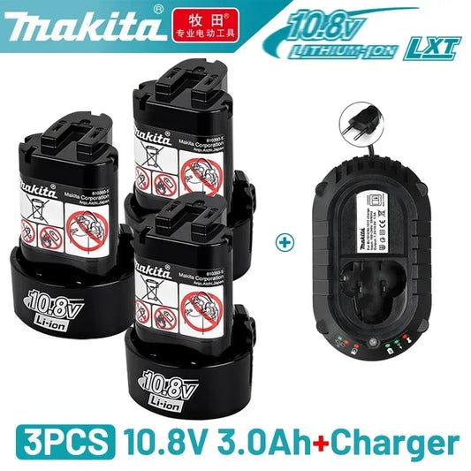 Makita original 10.8V BL1013 BL1020 BL1030 Makita battery ，3.0Ah makita rechargeable replacement battery，TD090D LCT203W Power battery
