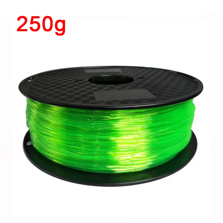 3D Printing JV 1.75mm Flexible TPU 3D Printing Filament No Bubble Non-toxic Sublimation 3D Printer Plastic Material TPU Filament 0.5KG/0.25KG