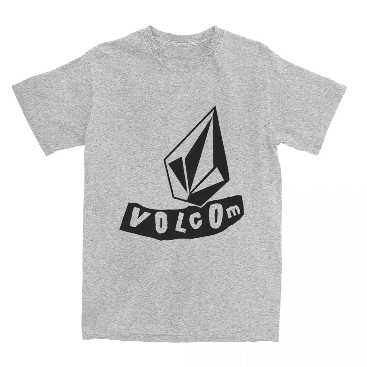 Volcom JV Printed Men Women Cotton T-shirt Luxury Brand Fashion Big Size Top Casual Short Sleeve Streetwear Classic Print Loose Tee 2025
