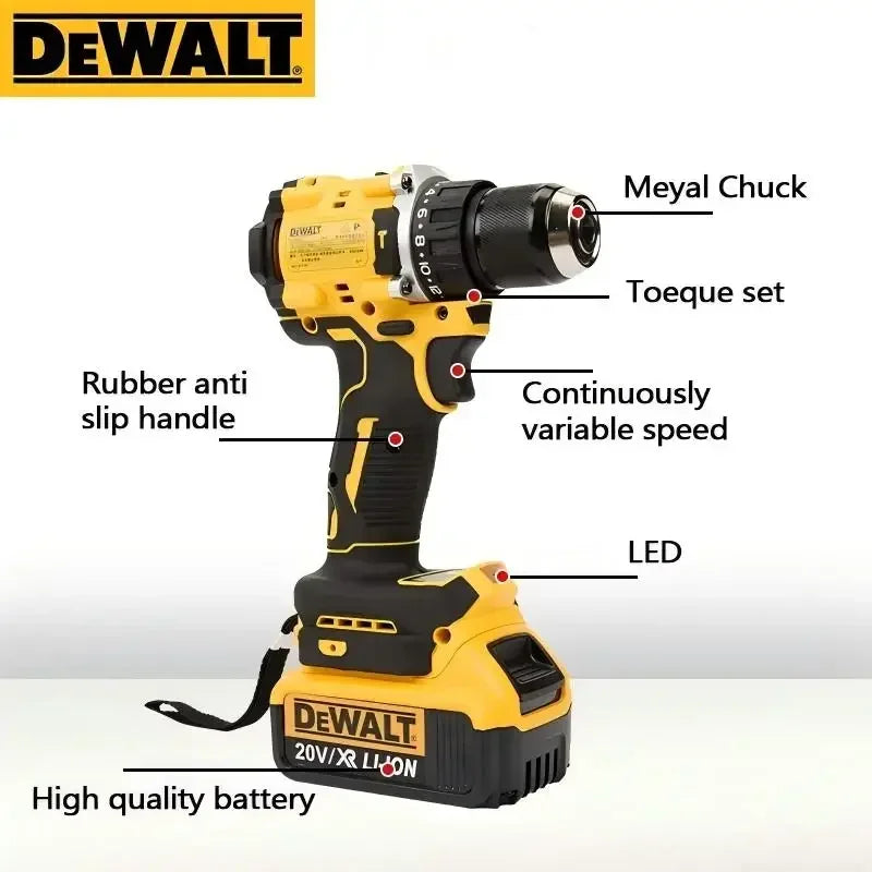 DeWalt 18V 20V Max DCD805 Drill and DCF850 Impact Driver with bag - Combo Kit