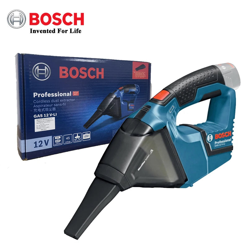 Bosch GAS 12V Cordless Vacuum Cleaner Powerful Cyclone Household Portable Handheld Dust Extractor Mini Home Car Vacuum Clean